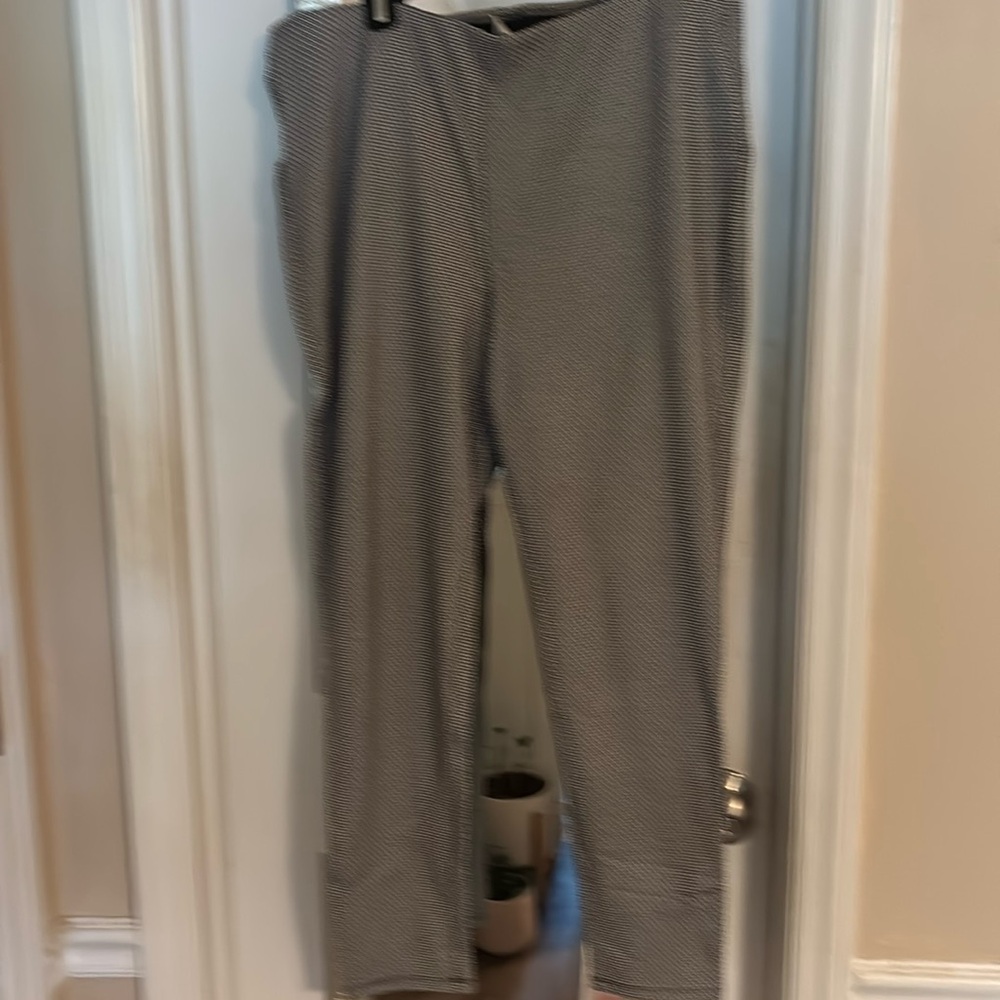 Chico's So Slimming Geometric Crop Pants, Chicos size 3